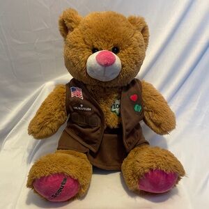 Build A Bear Workshop Bab Girl Scouts Plush Bear 100th Anniversary Bear